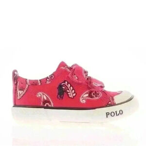 Polo Ralph Lauren Kids Carlisle Fashion Sneaker Toddler Ultra Pink Bandana